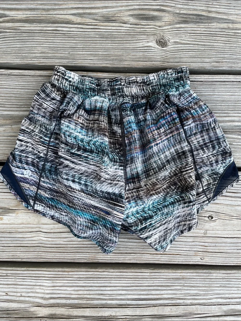 lululemon athletica Multicolor Striped Athletic Shorts